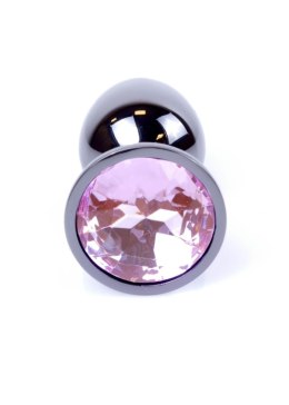 Plug korek analny stalowy z kryształem 2,7cm