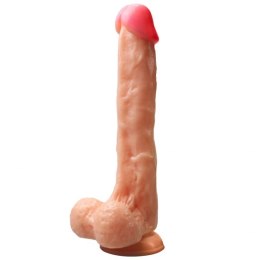 Mocna przyssawka dildo realistyczne jądra sex 25cm