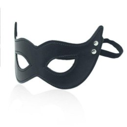 Maska skórzana BDSM Maschera mistery black