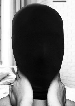 Erotyczna maska głowa oczy nieprzezroczysta BDSM