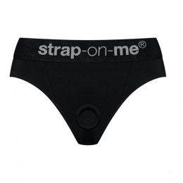 StrapOn Uprząż sexowne stringi czarne elastyczne M