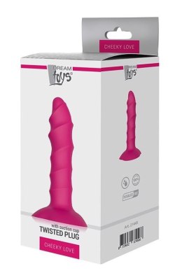 Plug-DREAM TOYS TWISTED PLUG WITH SUCTION CUP