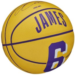 Piłka do koszykówki Wilson NBA Player Icon LeBron James Mini Ball WZ4007201XB 3