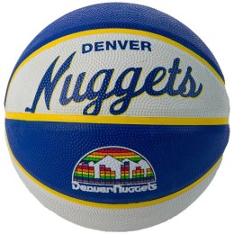 Piłka koszykowa Wilson Team Retro Denver Nuggets Mini Ball WTB3200XBDEN 3